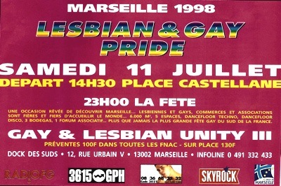 Gaypride Marseille 1998